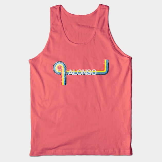 Retro Alonso Tank Top by f1fan